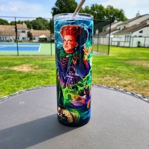 Hocus Pocus 20oz Stainless Steel Tumbler with Metal Straw